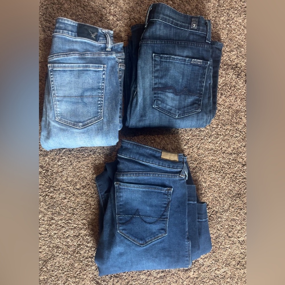 Women’s name brand jeans